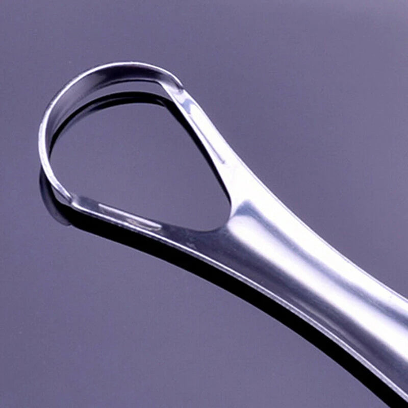 1/2/3 Pcs Tongue Scraper Stainless Steel Tongue Cleaner Bad Breath Removal Oral Care Tools