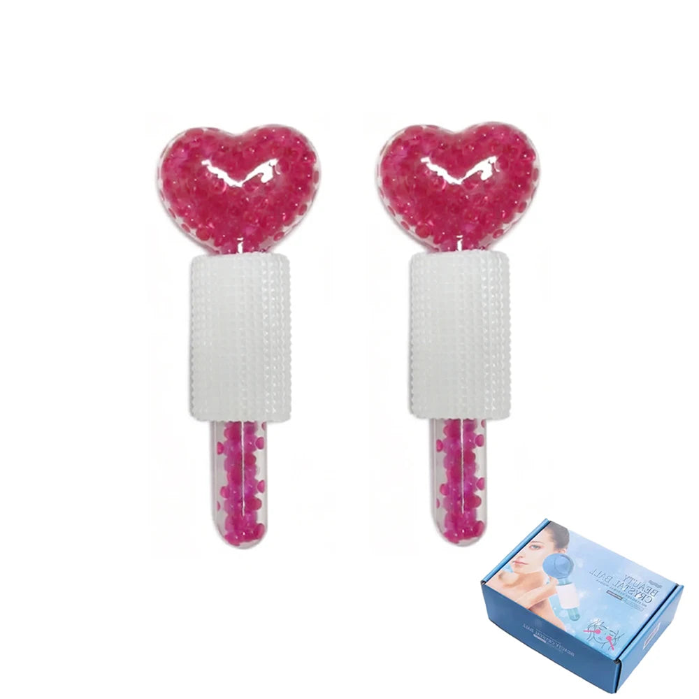 2PCS Ice Roller Balls for Face Cooling Massage and Puffiness Relief - Facial Skincare Tools