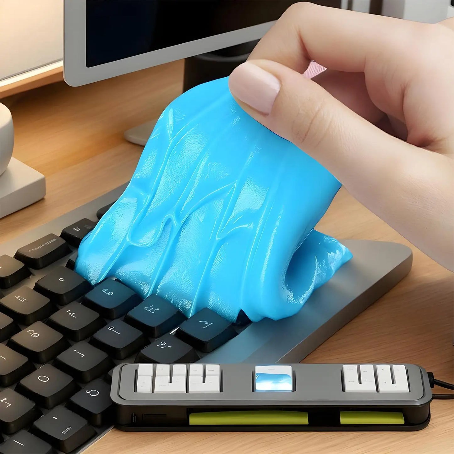 Auto Car Cleaning Pad Glue Powder Cleaner Magic Cleaner Dust Remover Gel Home Computer Keyboard Clean Tool Car Cleaning