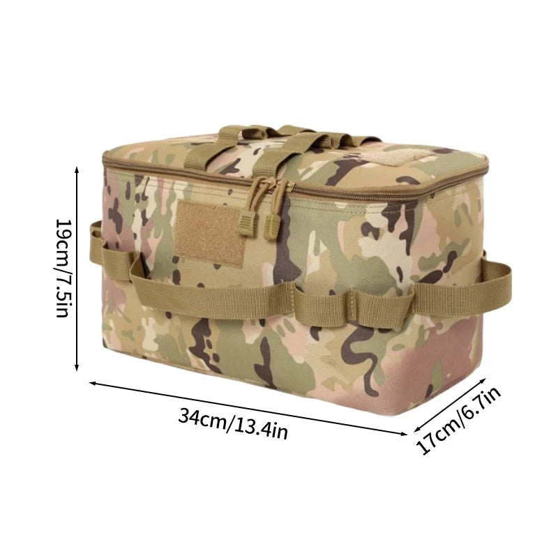 Camping Gas Tank Storage Bag Outdoor Large Capacity Ground Nail Tool Bags Picnic Cookware Utensils Organizer bags Мужская сумка