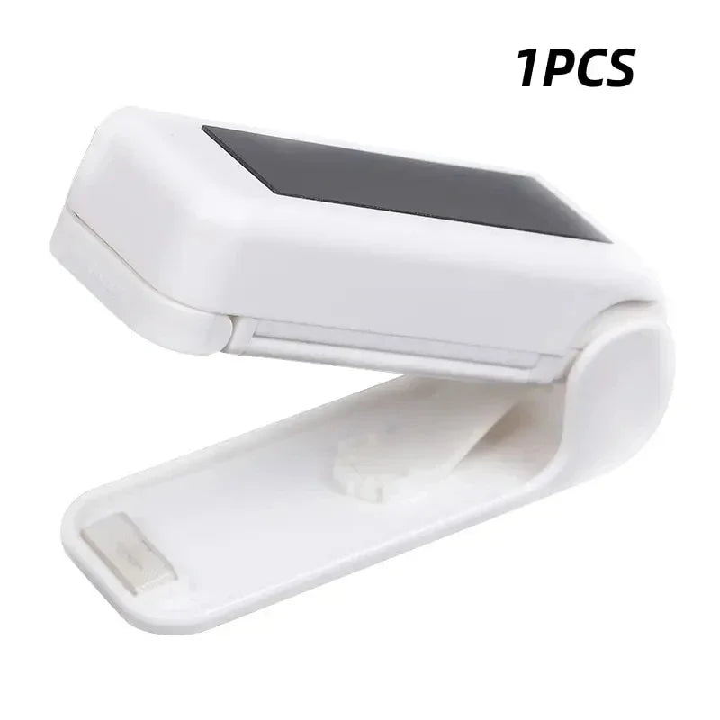 1pc White Mini Heat Bag Sealing Machine Package Sealer Thermal Plastic Food Bag Closure Portable Sealer Packing Kitchen Tools