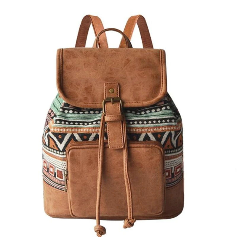 2021 New Women Printing Backpack Canvas School Bags For Teenagers Shoulder Bag Travel Bagpack Rucksack Bolsas Mochilas Femininas