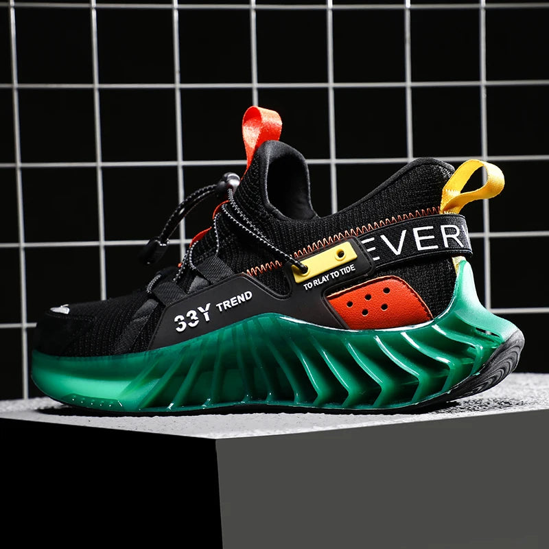 New Blade Running Sock Shoes Men Trendy Sneakers Sports Non-Slip Zapatillas High Quality Dropshipping Zapatos De Hombre 2021
