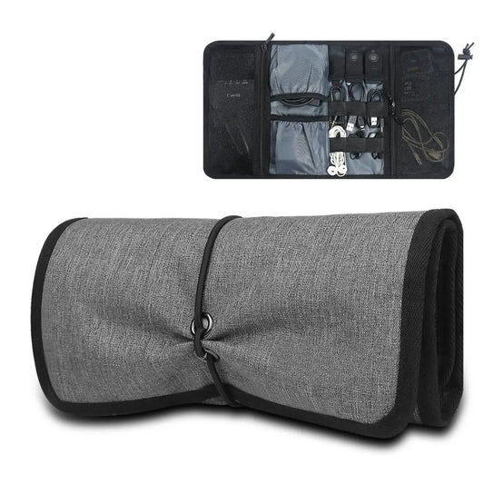 Universal Electronics Travel Gadgets Carrying Case Pouch for Charger USB Cables SD Memory Cards Earphone Flash Hard Drive