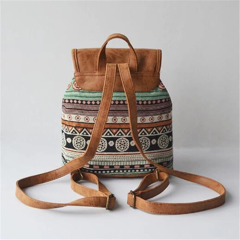 2021 New Women Printing Backpack Canvas School Bags For Teenagers Shoulder Bag Travel Bagpack Rucksack Bolsas Mochilas Femininas