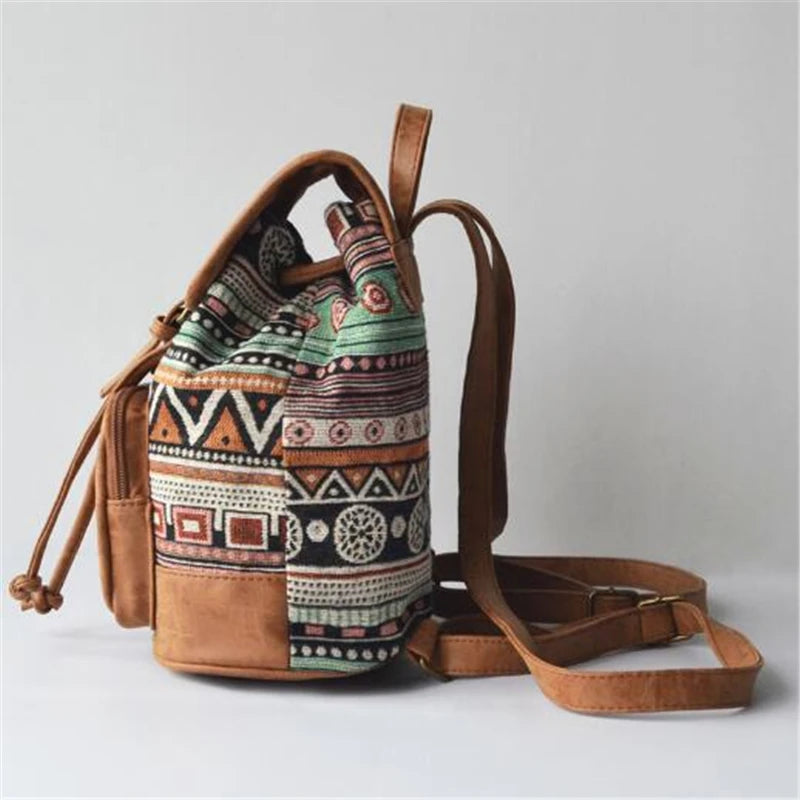 2021 New Women Printing Backpack Canvas School Bags For Teenagers Shoulder Bag Travel Bagpack Rucksack Bolsas Mochilas Femininas