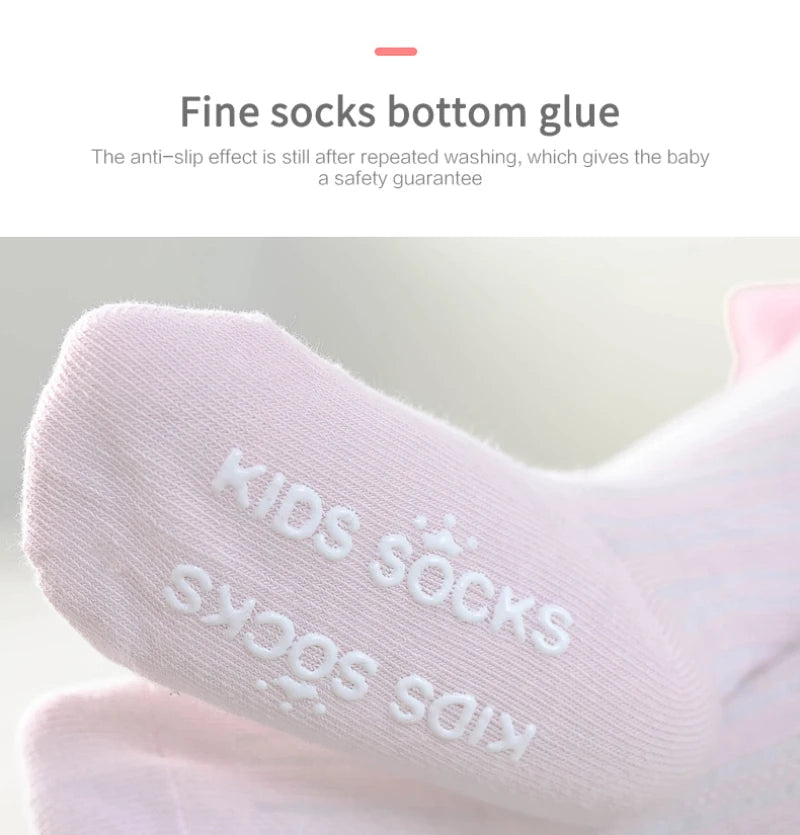 New Kids Socks Toddlers Girls Big Bow Knee High Long Soft Cotton Lace baby Socks Baby Bow knee long socks