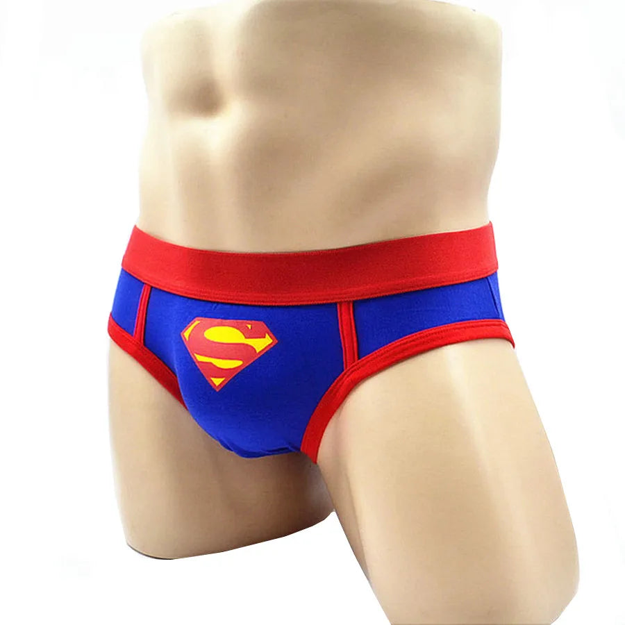 Men's triangular panties Cotton mens underwear Cartoon Funny briefs men Breathable underpants low waist man
