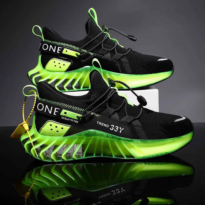 New Blade Running Sock Shoes Men Trendy Sneakers Sports Non-Slip Zapatillas High Quality Dropshipping Zapatos De Hombre 2021
