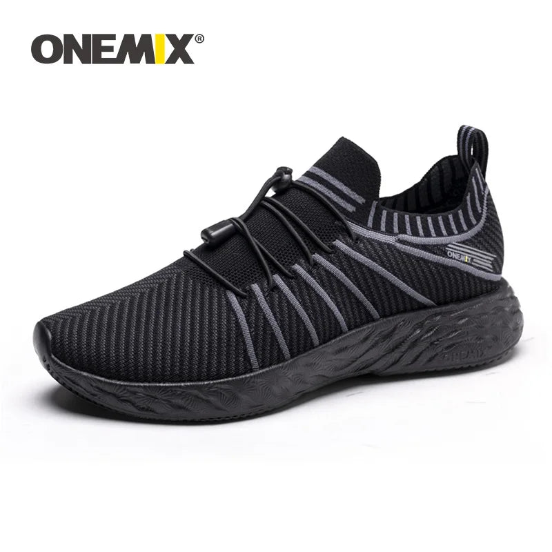 ONEMIX 2024 NEW Sale Running Shoes for Men Waterproof Breathable Training Sneakers Male Outdoor Anti-Slip Trekking Sports Shoes