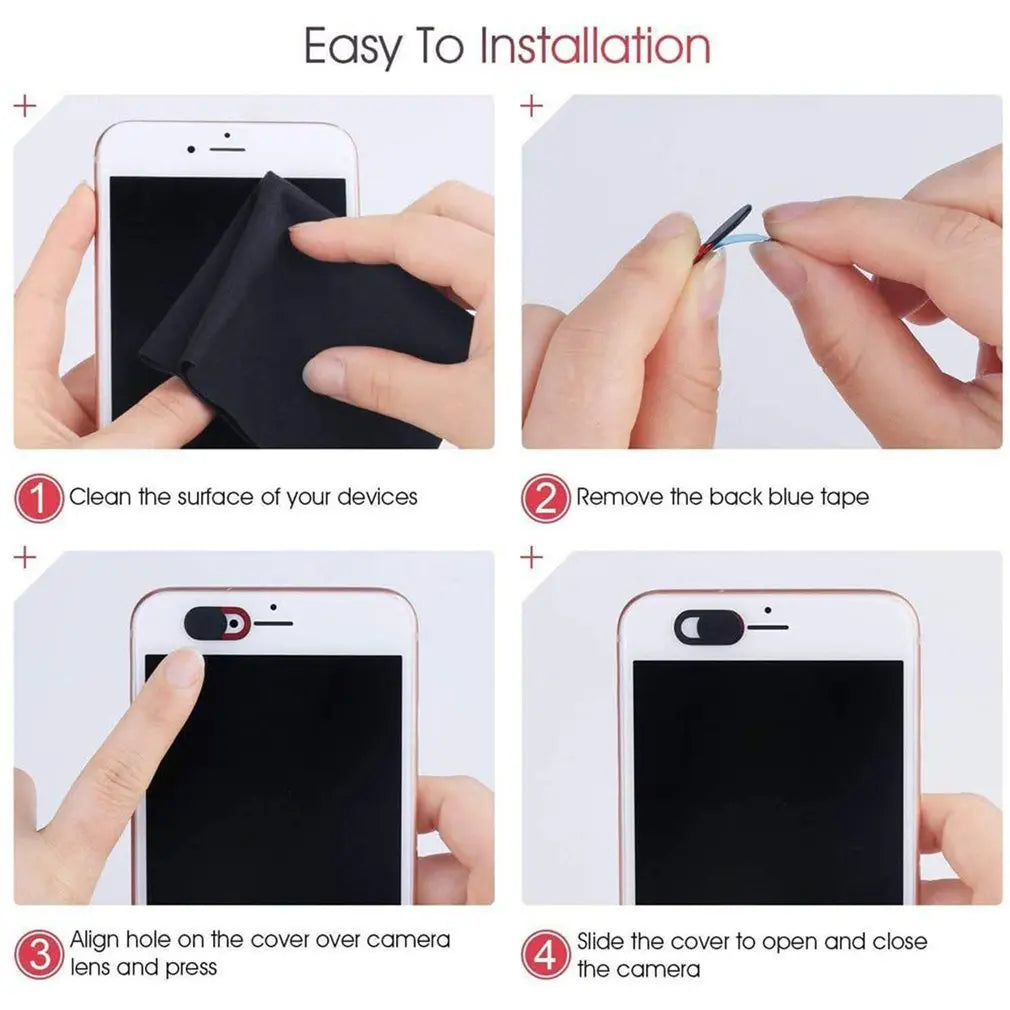 3Pcs Webcam Cover Laptop Camera Cover Slider Phone Antispy For iPad PC Macbook Tablet lenses Privacy Sticker