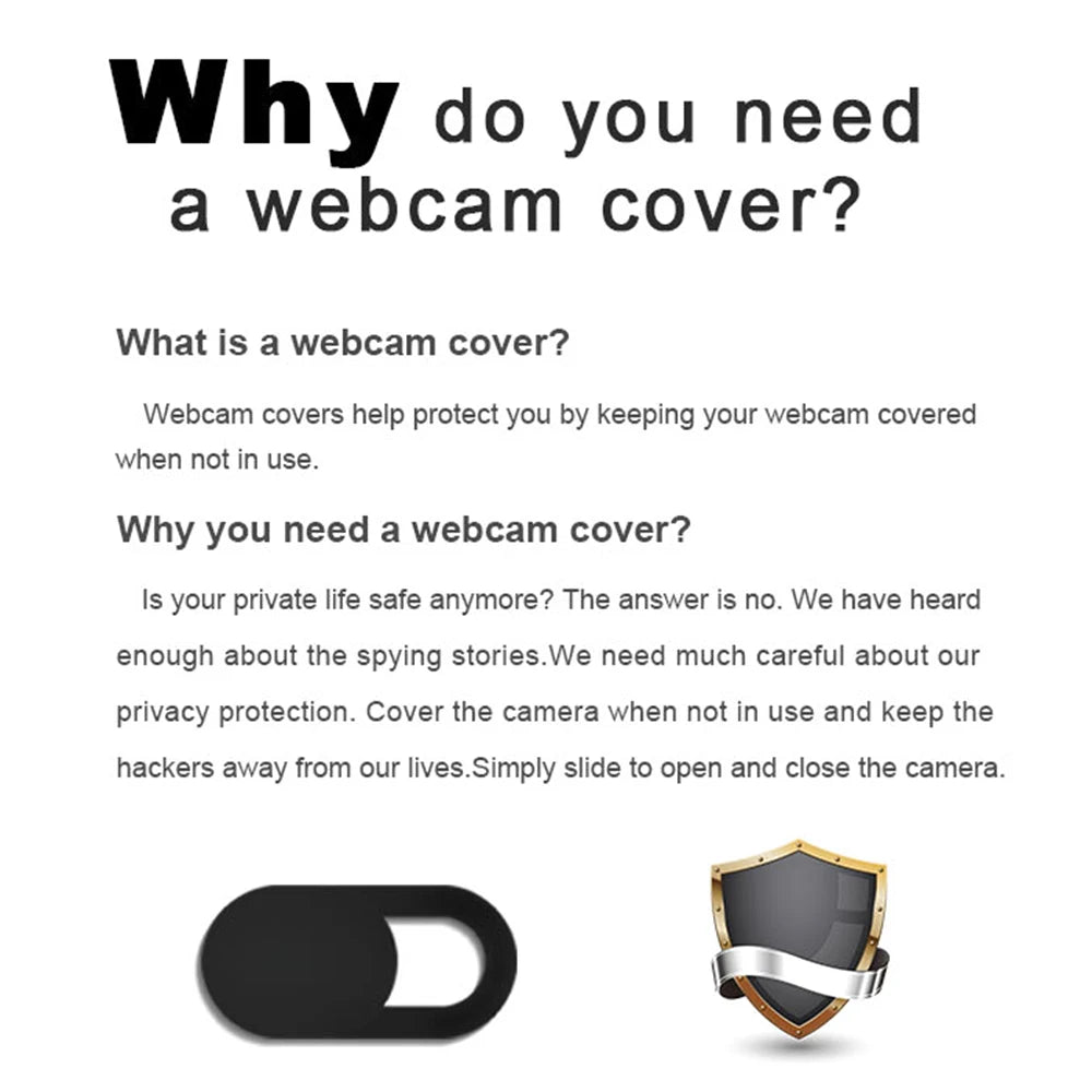 1/2/3PCS Webcam Cover Shutter Plastic Camera Cover for iPad Tablet Web Laptop PC Camera Mobile Phone Lenses Privacy