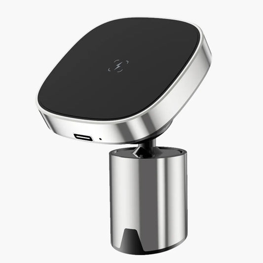 15W Car Wireless Charger is Suitable For iphone 12 13 14 15 Aluminum Alloy Vent Dashboard Magnetic Bracket Mobile Phone Charger