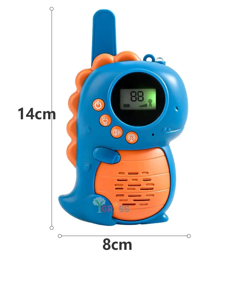 Walkie Talkie 2PCS Electronic Toys Children's Gadgets Radio Phone 3km Range Professional Toki For Kids Birthday Gifts Boys Girls