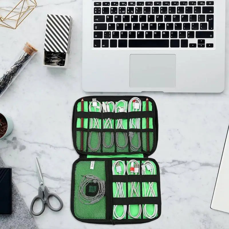 Multifunctional data cable storage bag Gadget Cable Organizer Travel Electronic Accessories Cables USB Charger Power Bank Pouch