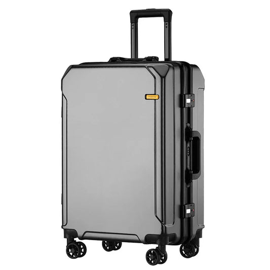 Shark Kangaroo Suitcase Men's and Women's Aluminum Frame Trolley Box 20 "universal Wheel Suitcase Password Suitcase Wholesale24"