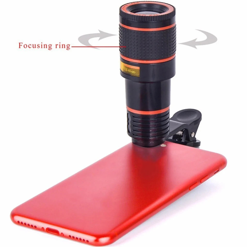 Universal Professional Clip-on Mobile Phone Camera Lens Telephoto Lenses with Clip Photography High Configuration Accessory