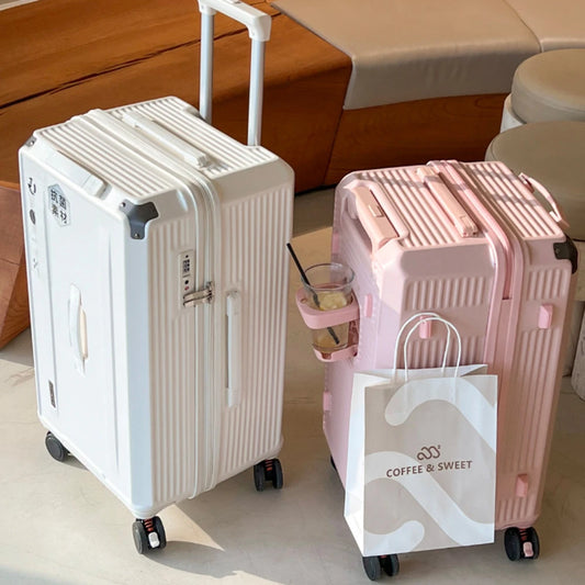 Luggage Box 22 26 28 30 32 Inch Universal Wheels Thickened Trolley Box Travel Box Women Men Trunk Travel Suitcase Zipper Design