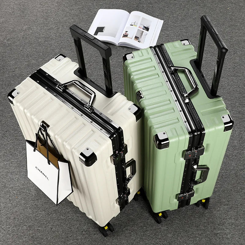 TIUMIU Luggage Women's suitcase High appearance level men's new quiet strong durable men's password rod box large capacity