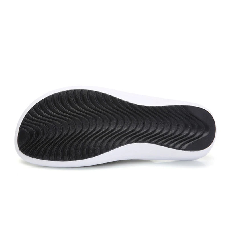 YAERNI2021 Summer women flat sandals Shoes black white beach slippers round toe comfortable sandals flip flops female shoes 859