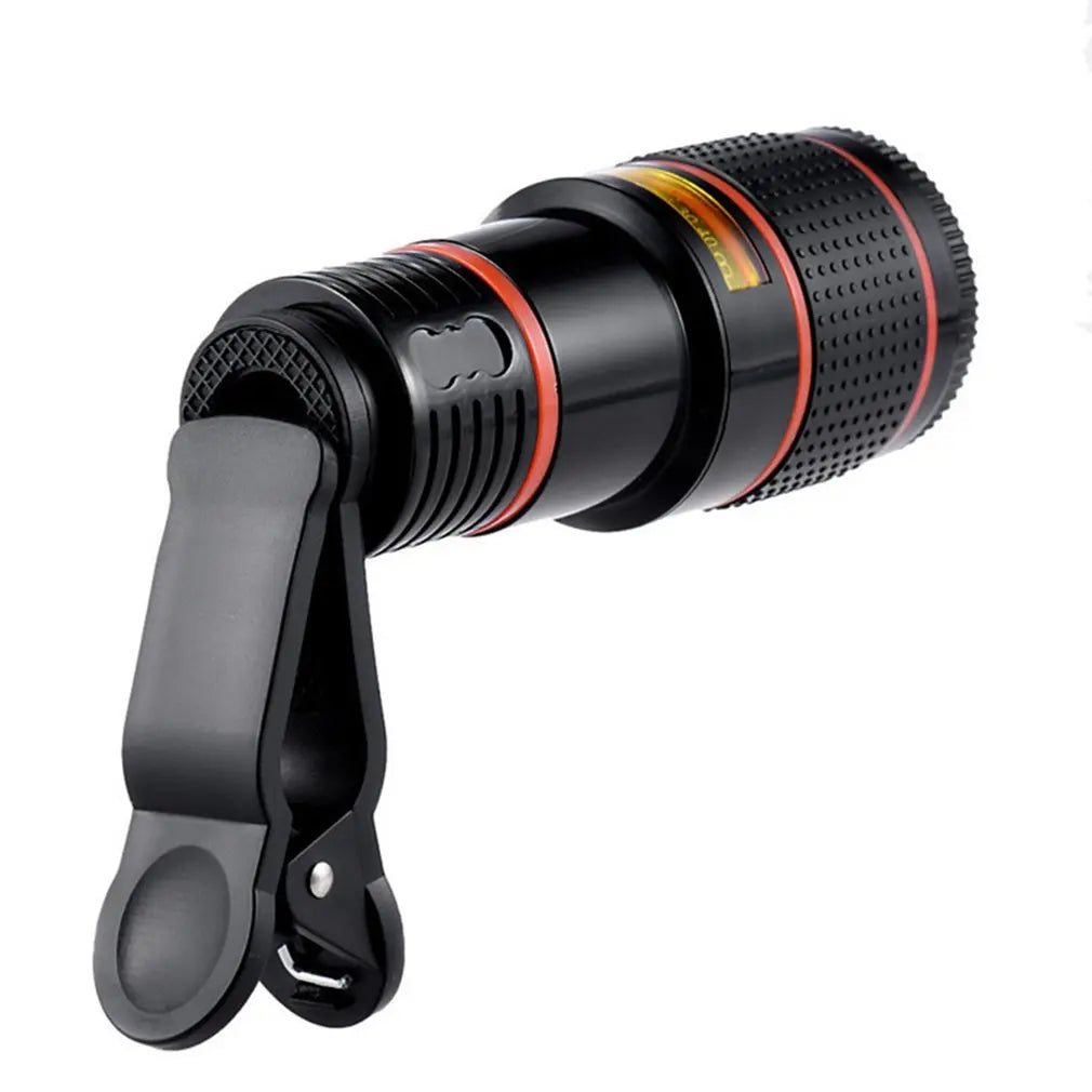 8,12,14X Telescope Zoom Mobile Phone Lens Telephoto Macro Camera Lenses Universal Selfie Tripod With Clip For All Smartphone