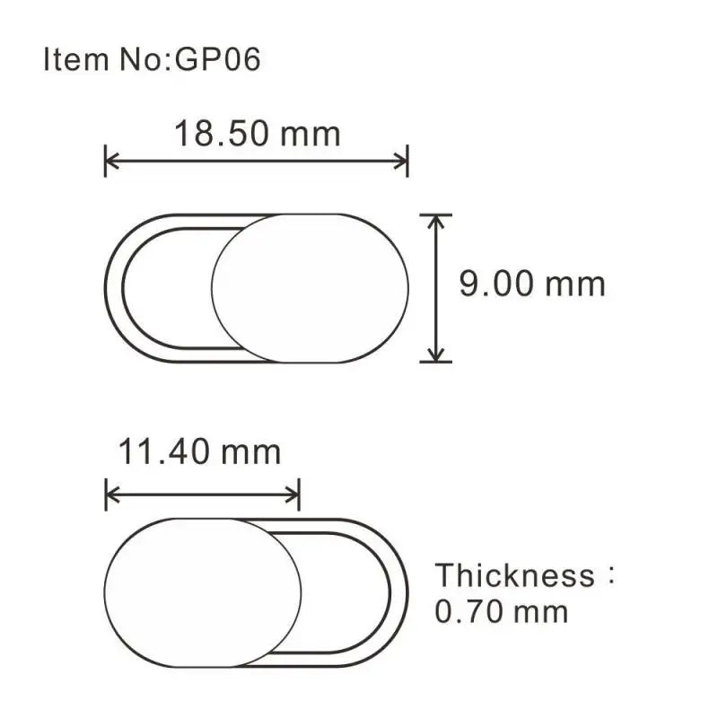 1PCS Webcam Cover Universal Phone Lenses Antispy Camera Cover For iPad Macbook Web Laptop PC Tablet lenses Privacy Protector