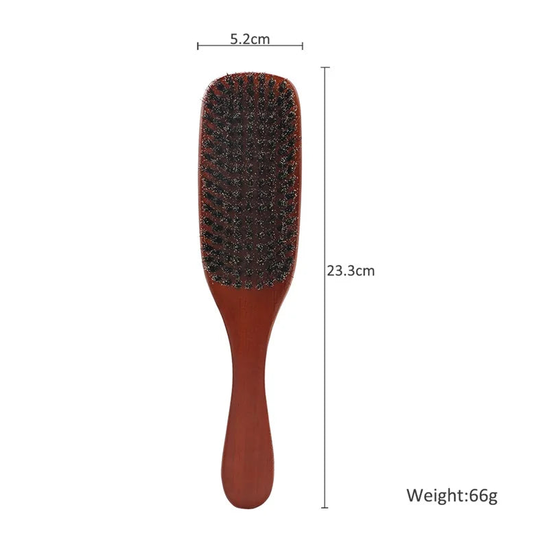 Natural Boar Bristle Beard Brush Men Facial Hair Cleaning Brush Professional Hairbrush Shaving Tools Beard Mustache Brushes