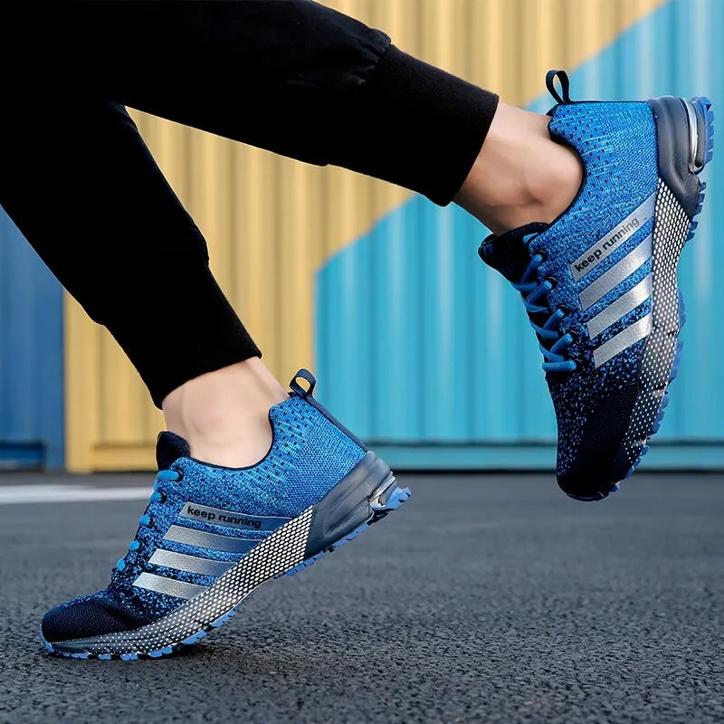 Men Running Shoes Breathable Outdoor Sports Shoes Lightweight Sneakers for Men Tenis Comfortable Athletic Training Footwear