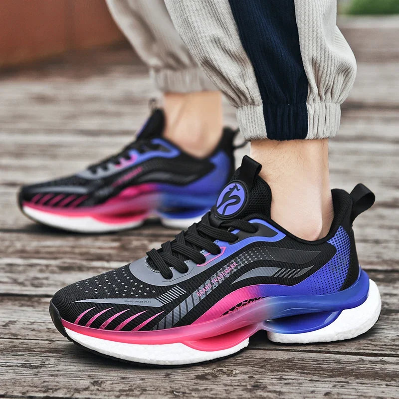 Carbon Plate Men Running Shoes Women Breathalbe Athletic Sports Jogging Shoes New Cushioning Ultralight Training Sneakers Men