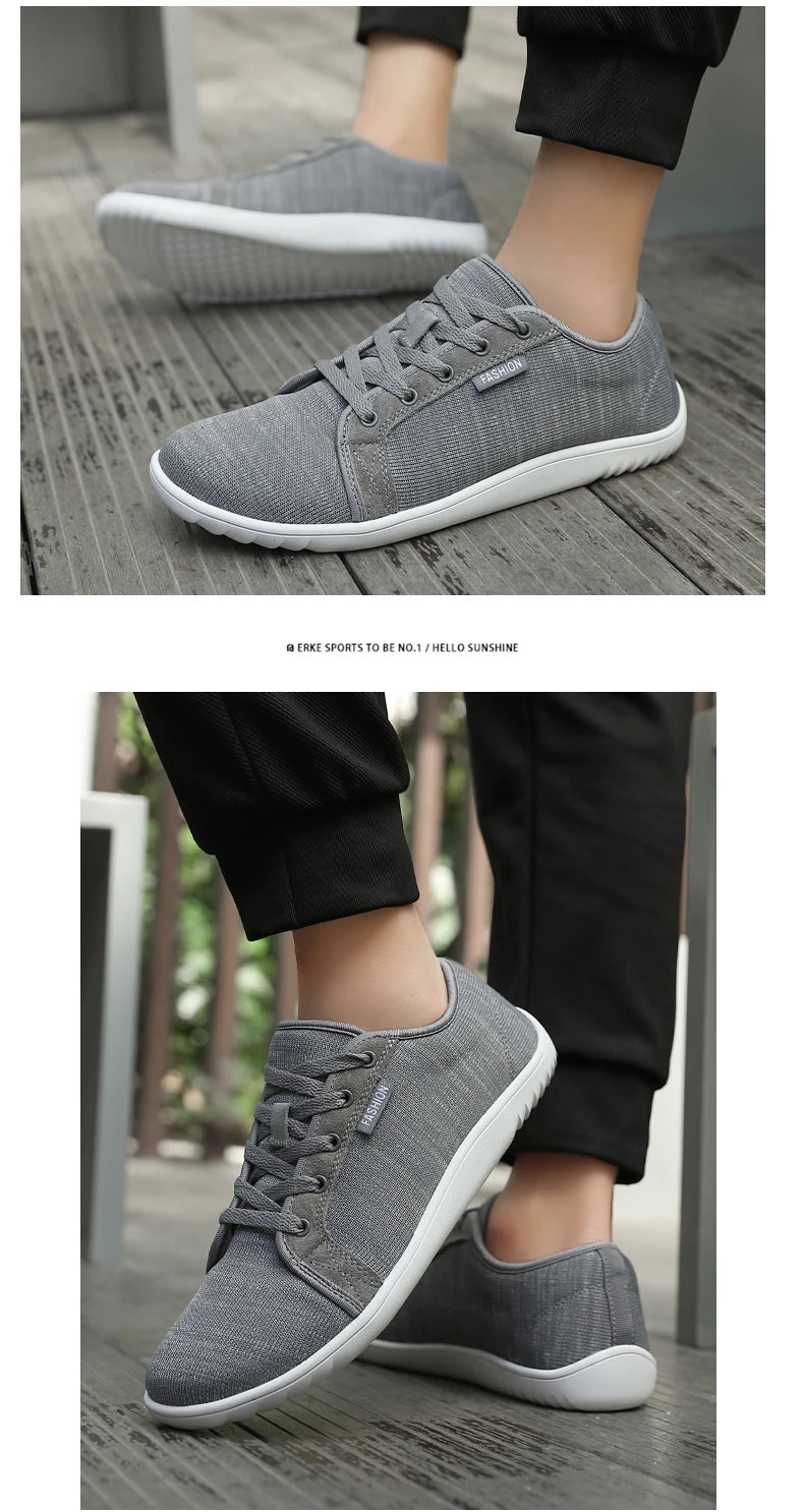 NEW casual unisex wide barefoot shoes outdoor trail running simple walking shoes light and breathable