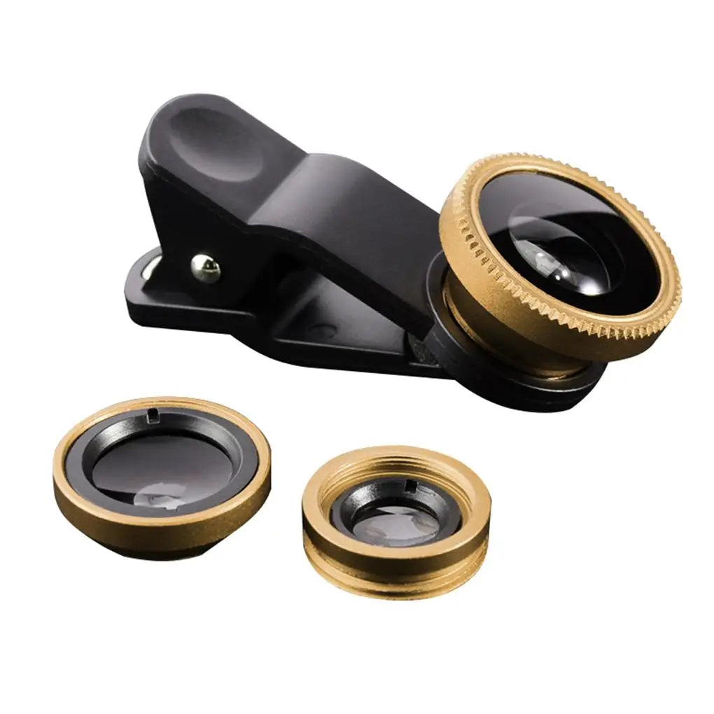 Professional Phone Lens 0 67x Wide Angle Fish Eye Macros Lenses Camera Kits Lens Clip for Smartphone Easy Installation Outdoor