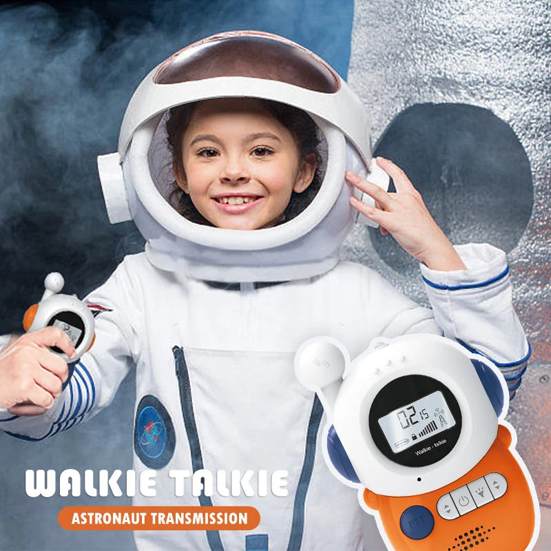 Kids Walkie Talkie 2Pcs 3Km Electronic Toys Children Gadgets Baby Radio Phone Birthday Children's Day Gift for Boys Girls