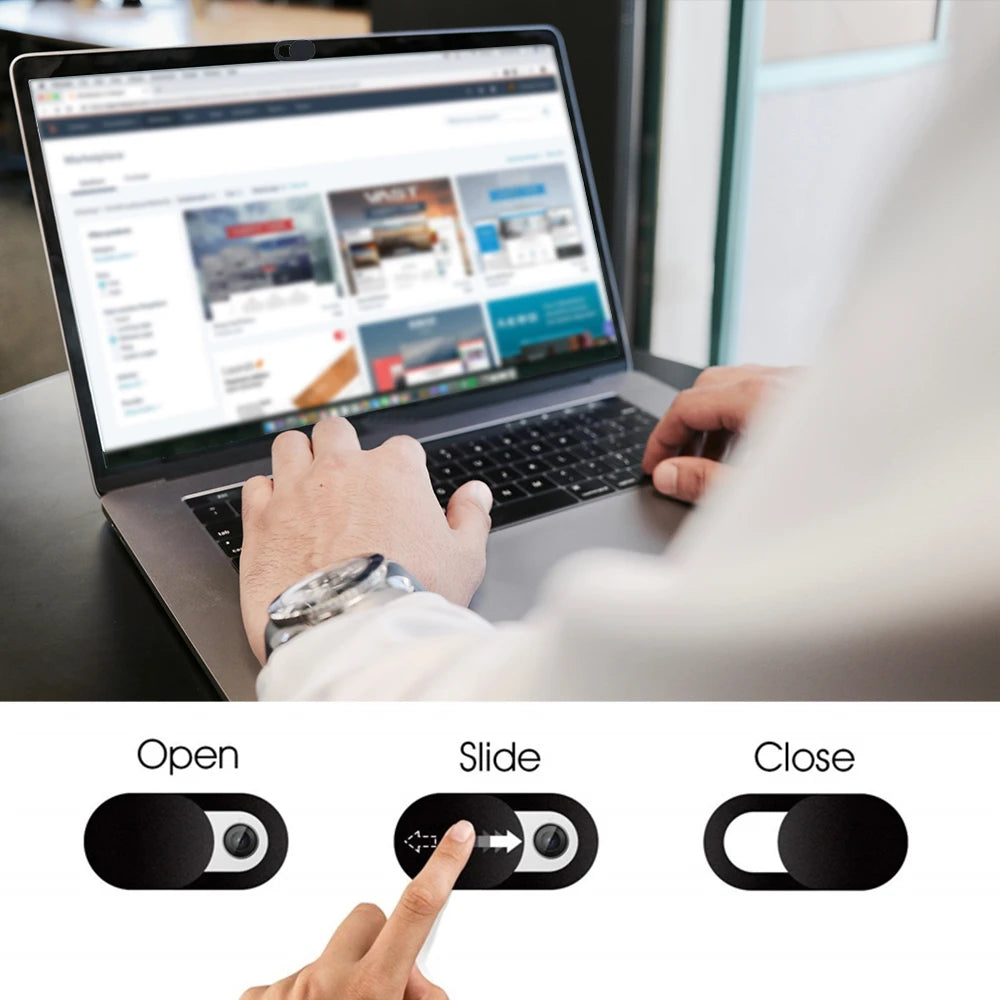 10/1Pcs Webcam Cover Slider Ultra Thin Camera Cap Privacy Security for iPad Tablet Web Laptop PC Camera Mobile Phone Lenses
