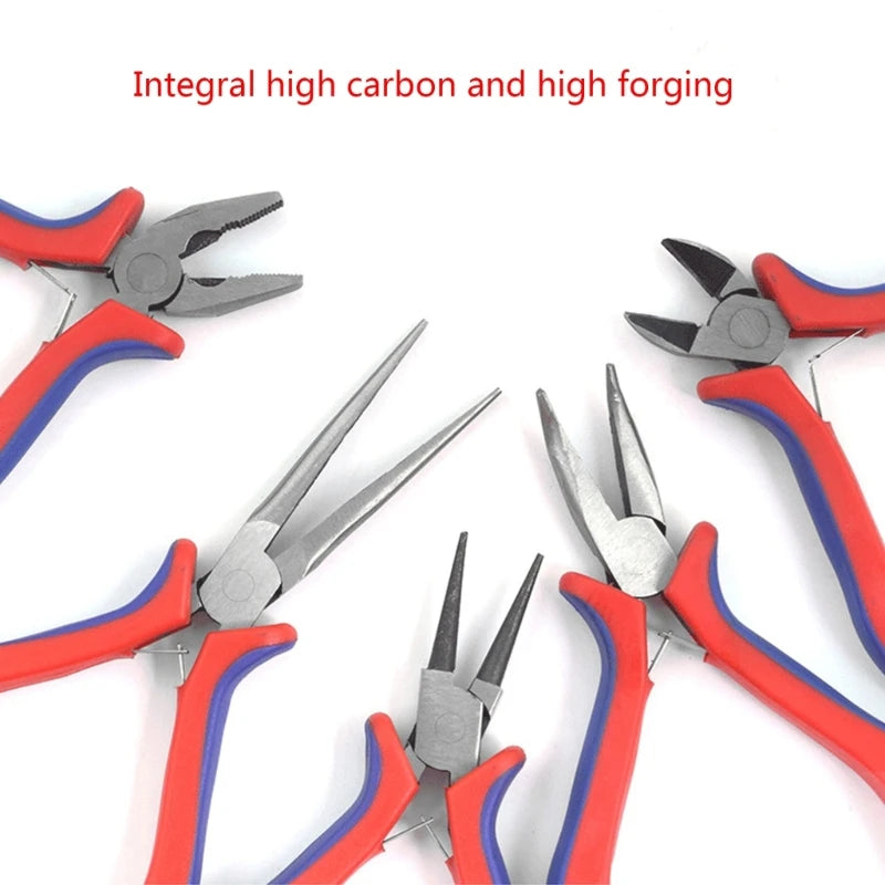 5inch Mini Pliers Electronic Scissor Wires Cutter Hand Repair Tool Jewelry Wire Stripper Multifuntional Tweezers Gadgets