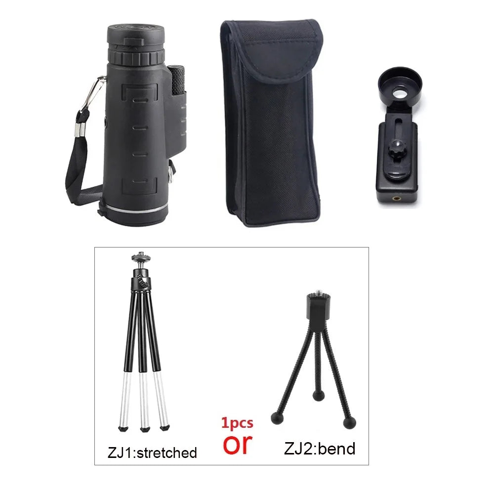 40X60 Zoom Telescope Phone Camera Lens telefon Monocular Mobile Lenses For iPhone Samsung Redmi 7 Huawei cellphone