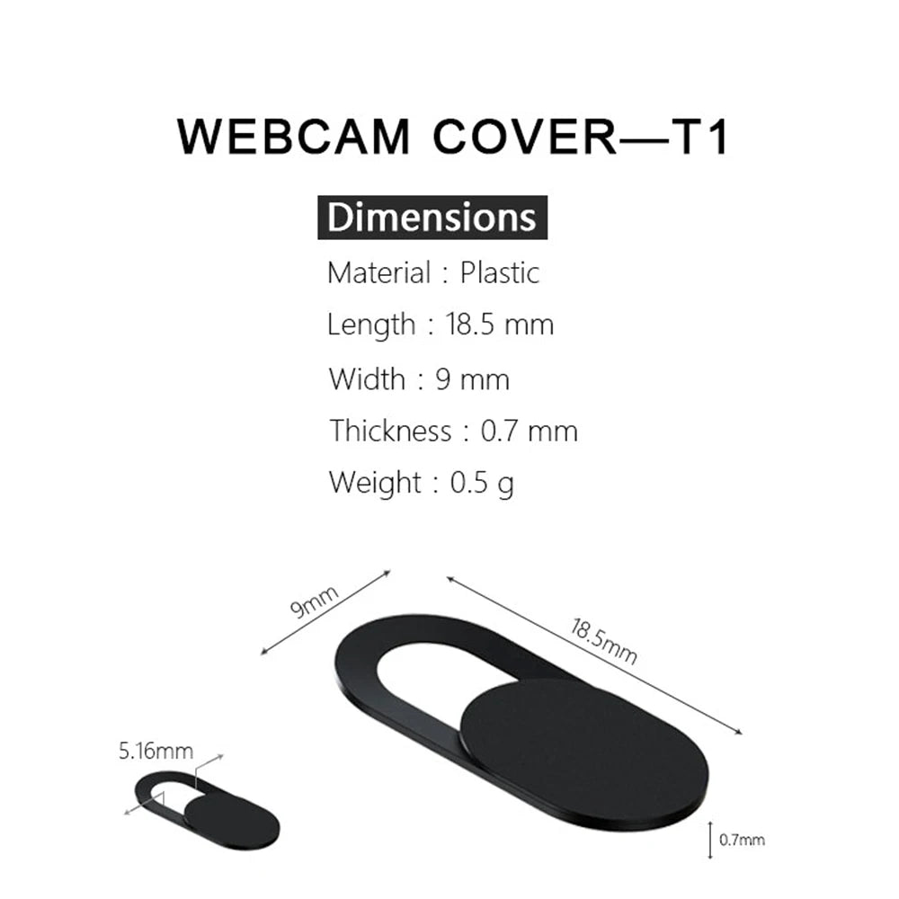 1~10PCS Webcam Cover Shutter Magnet Plastic Camera Cover for iPad Tablet Web Laptop Pc Camera Mobile Phone Lenses Privacy