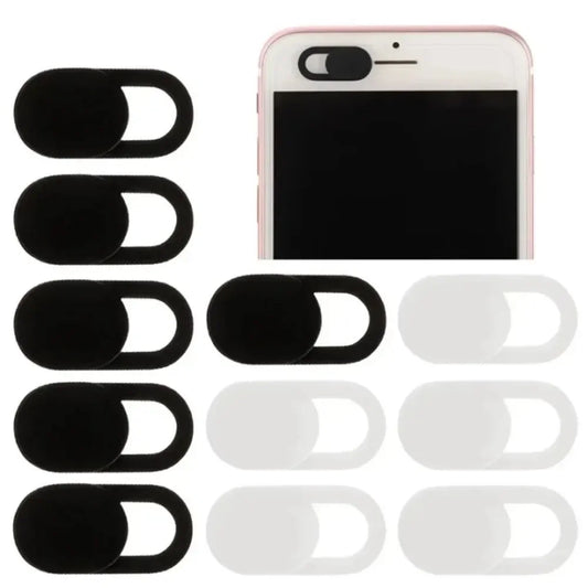 20pcs Webcam Cover Shutter Magnet Slider Plastic Universal for Webcam Protective Cover Antispy IPad Phone Lenses Privacy Sticker