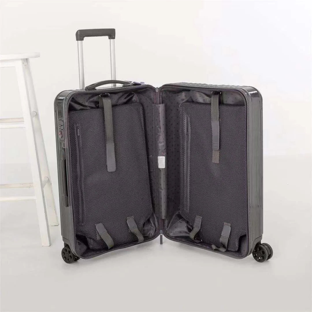 Lightweight Polycarbonate Rolling Luggage Cabin Check In M L Size ESSENTIAL Brand Travel Suitcase