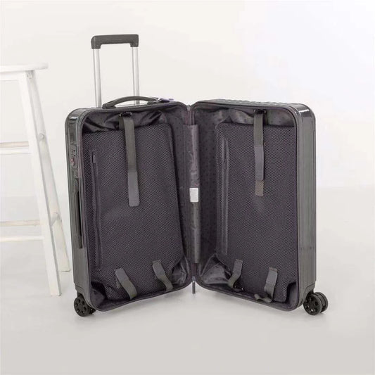 Lightweight Polycarbonate Rolling Luggage Cabin Check In M L Size ESSENTIAL Brand Travel Suitcase
