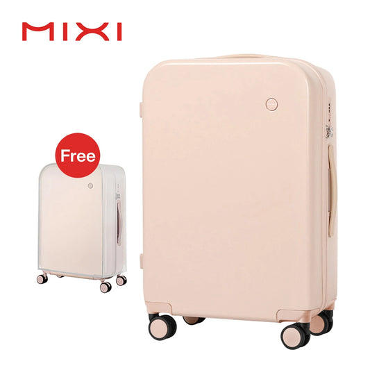 Mixi Women Luggage PC Suitcase Travel Trolley Case Men Mute Spinner Wheels Rolling Baggage TSA Lock Carry Ons M9236