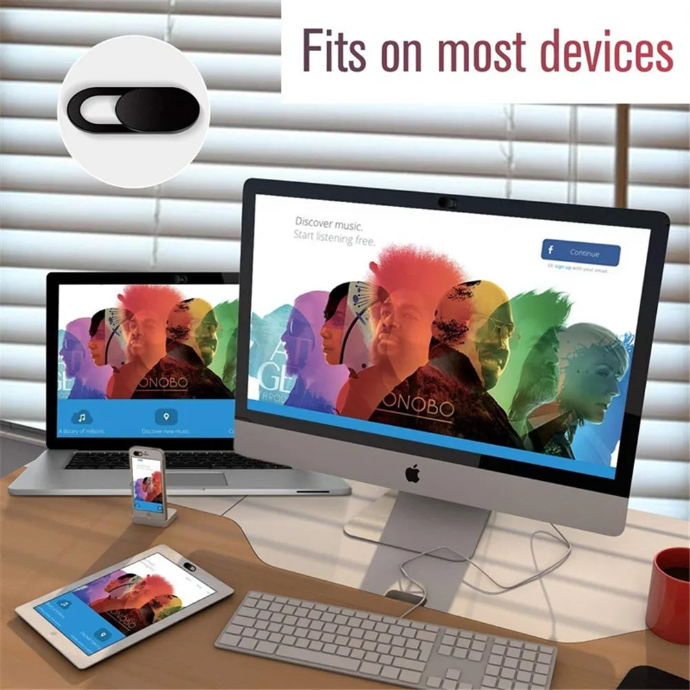1/5/10/20pcs Laptop Webcam Cover Webcam Universal Phone Antispy Camera Cover For iPad Web Laptops Tablet lenses Privacy Sticker