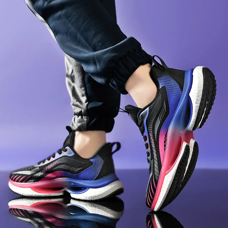 Carbon Plate Men Running Shoes Women Breathalbe Athletic Sports Jogging Shoes New Cushioning Ultralight Training Sneakers Men