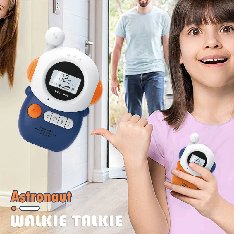 Kids Walkie Talkie 2Pcs 3Km Electronic Toys Children Gadgets Baby Radio Phone Birthday Children's Day Gift for Boys Girls