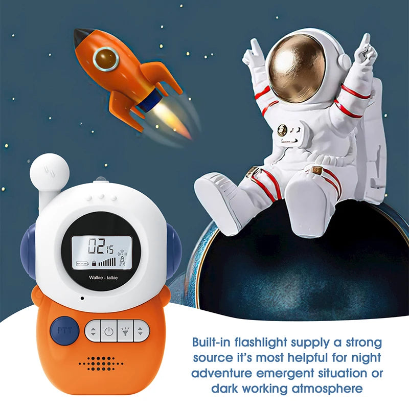 Kids Walkie Talkie 2Pcs 3Km Electronic Toys Children Gadgets Baby Radio Phone Birthday Children's Day Gift for Boys Girls