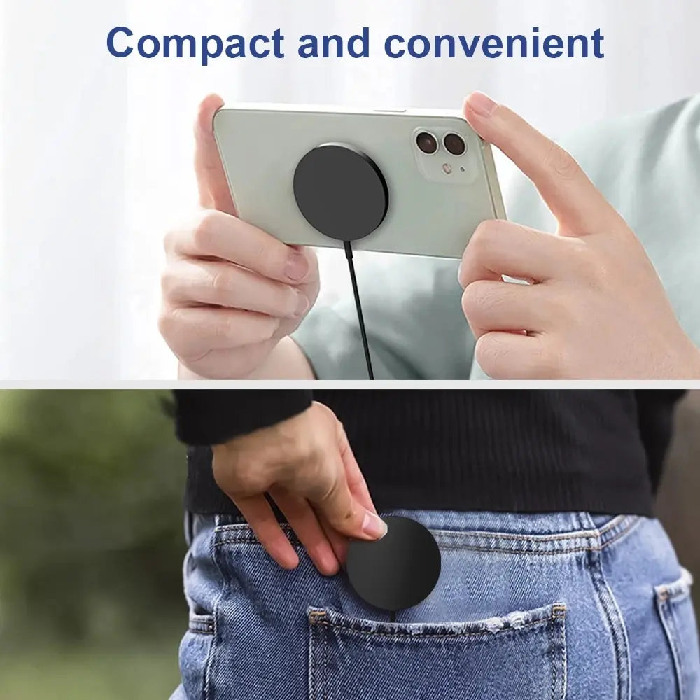 15W Magnetic Wireless Charger Fast Charging Pad Stand for iPhone 15 14 13 12 Pro Airpods PD Macsafe Phone Chargers Dock Station