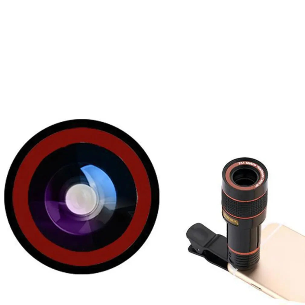 8,12,14X Telescope Zoom Mobile Phone Lens Telephoto Macro Camera Lenses Universal Selfie Tripod With Clip For All Smartphone