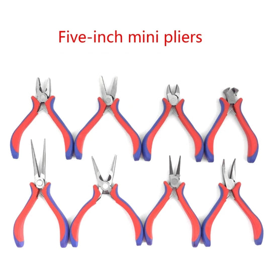 5inch Mini Pliers Electronic Scissor Wires Cutter Hand Repair Tool Jewelry Wire Stripper Multifuntional Tweezers Gadgets
