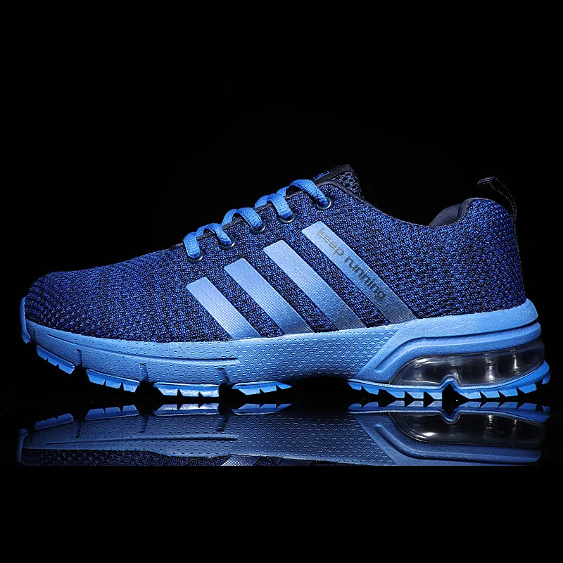 New Men Shoes Casual White Sneakers Mens Trainers Air Cushion Men Sneakers Leisure Blue Shoes Men Tenis Masculino sneakers