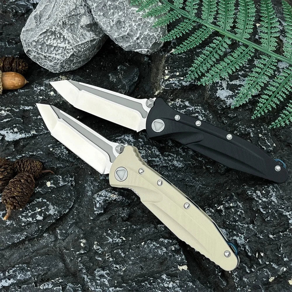 New Hiking Folding Knife, D2 Blade, G10 Handle, Portable Outdoor Knife for Camping and Fishing A Collector's Item