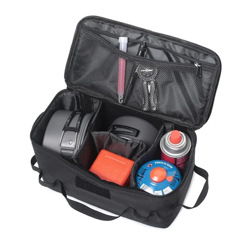 Camping Gas Tank Storage Bag Outdoor Large Capacity Ground Nail Tool Bags Picnic Cookware Utensils Organizer bags Мужская сумка